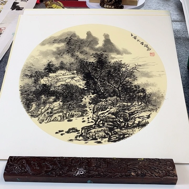 国画张圣敏先生纯手绘作品