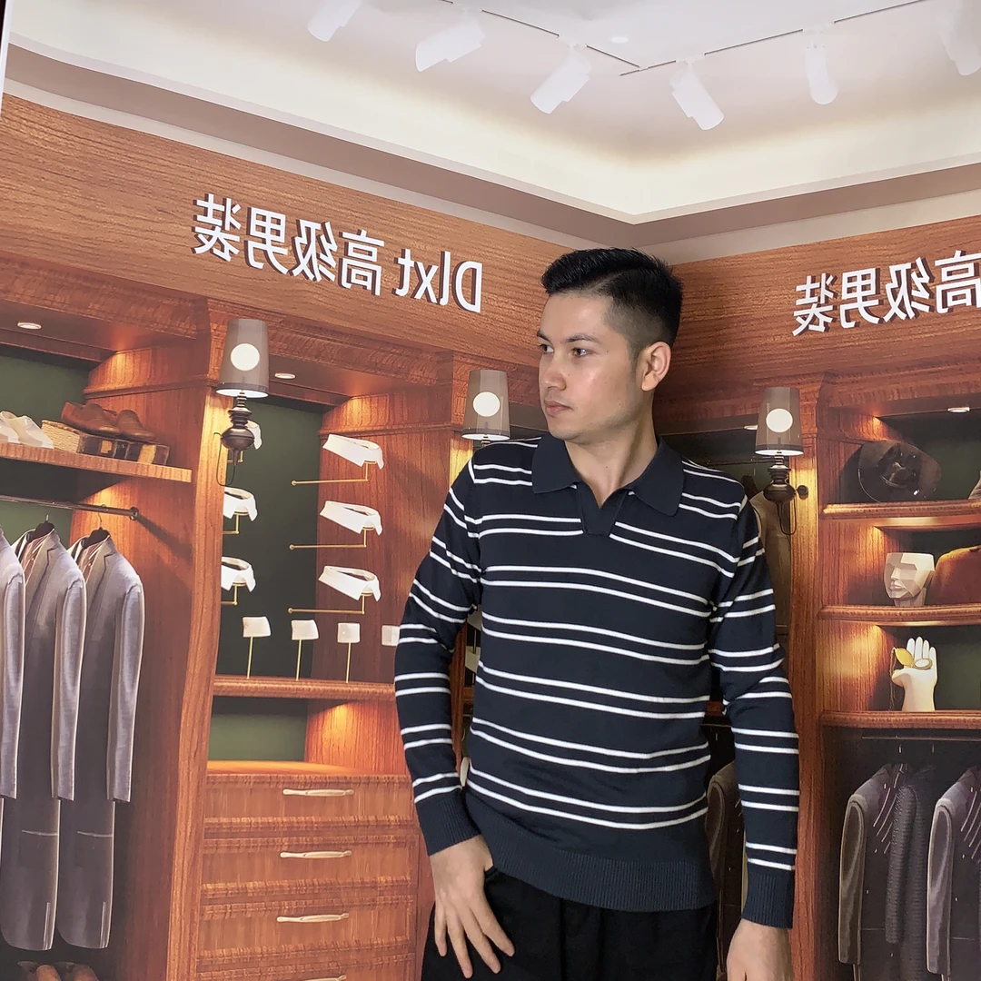 秋冬新款长袖t恤青年男长袖