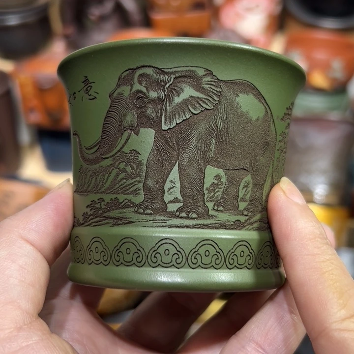 茶杯紫砂宜兴紫砂主人杯