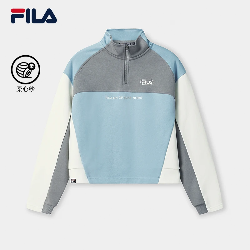 Fila/斐乐内搭女士长袖舒适时尚休闲秋冬立领撞色秋季F11W549220F
