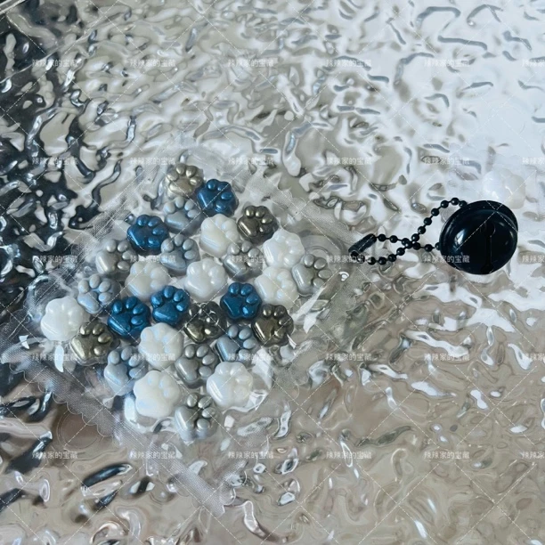 暗夜风珠光迷你小猫抓捏捏硅胶手工制作可爱