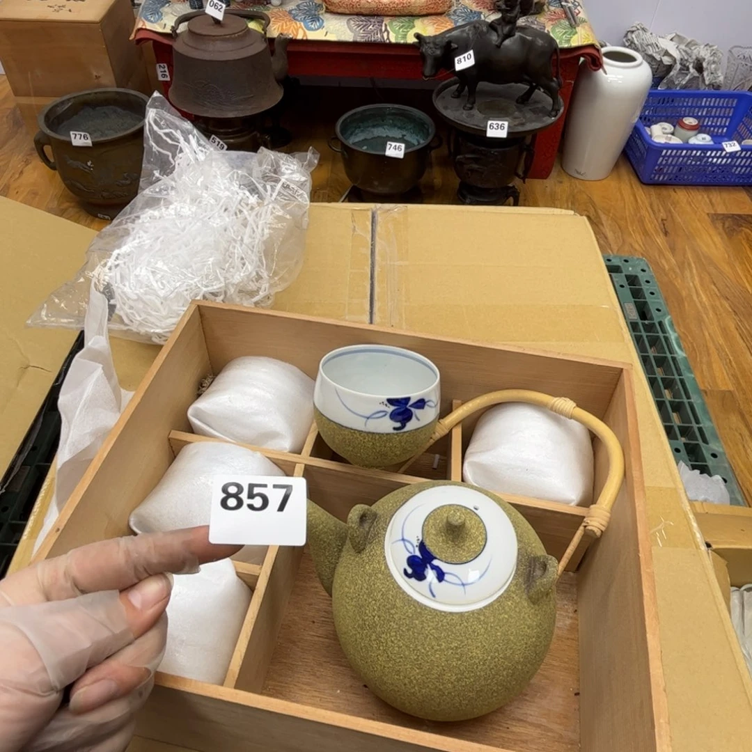 瓷片摆件工艺品摆件666
