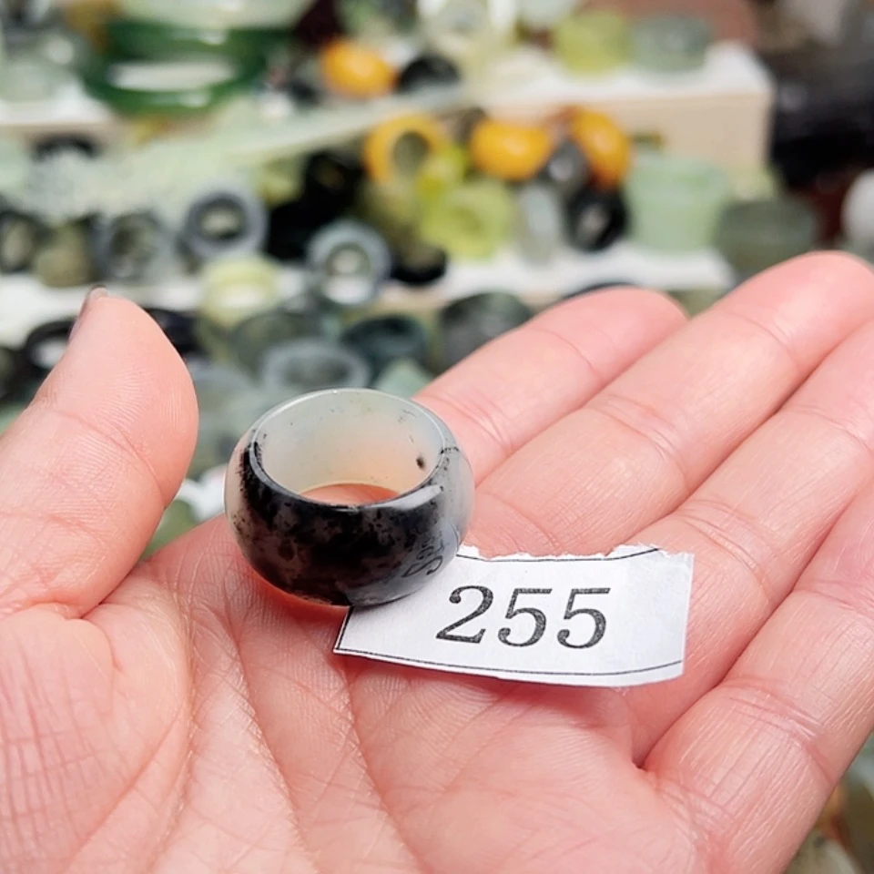 【闪购商品】未镶嵌岫玉戒指清**月