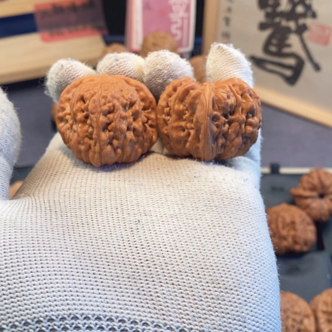 文玩核桃把件福利款38尺平谷凹底