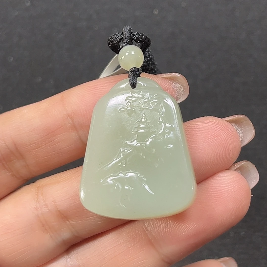 和田玉未镶嵌吊坠(不含链)