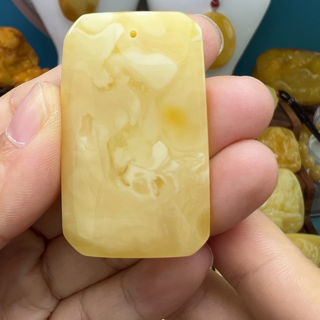 蜜蜡吊坠(不含链)未镶嵌