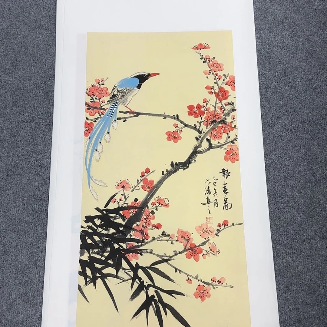 国画68*35纯手绘刘亦凌