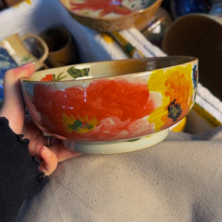 瓷片景德镇陶瓷手工手绘