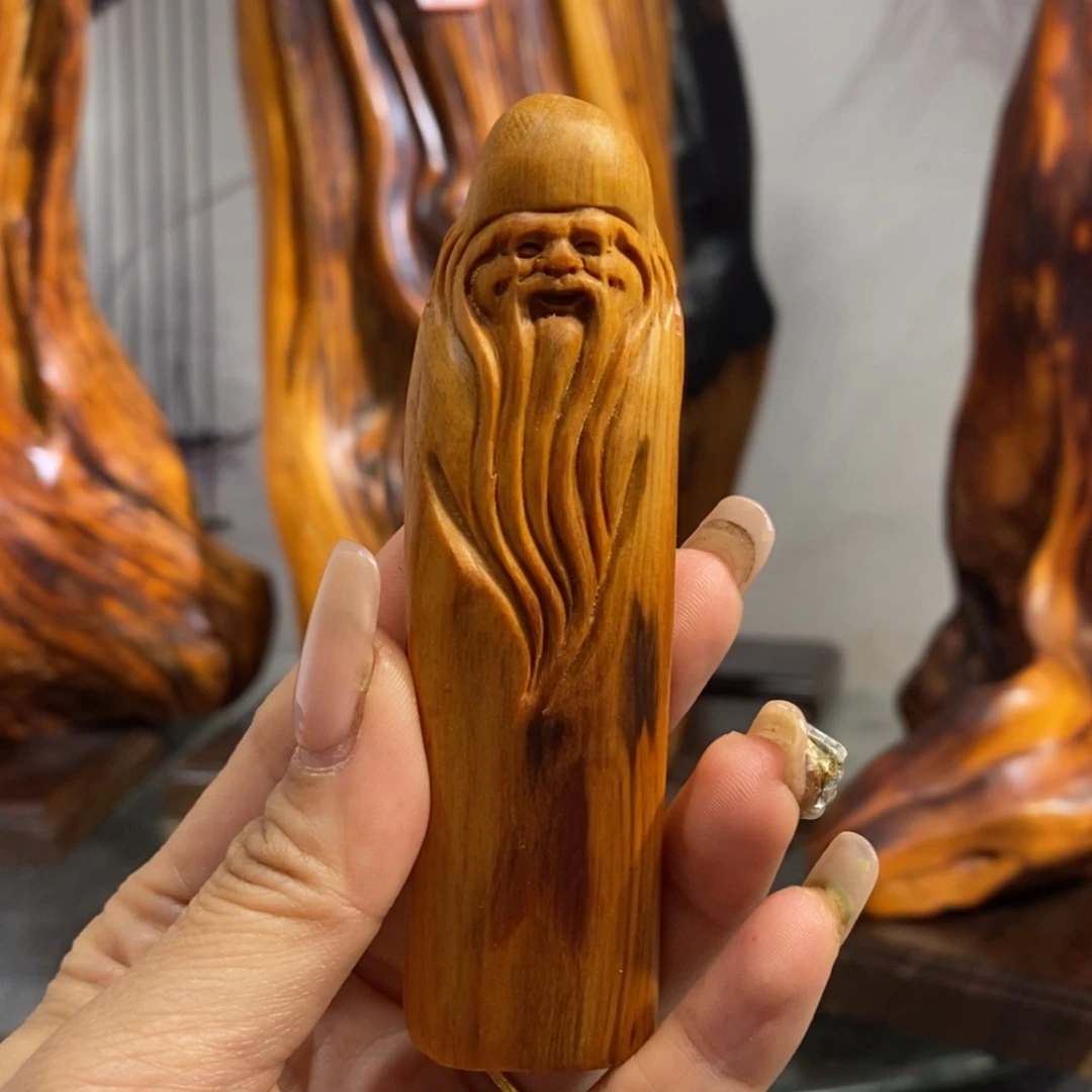 【闪购商品】柏木（崖柏）根雕木雕工艺品摆件创意，满十送一手把件