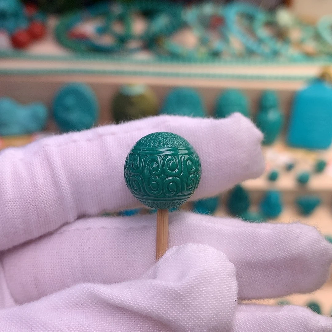 绿松石珠宝半成品未镶嵌