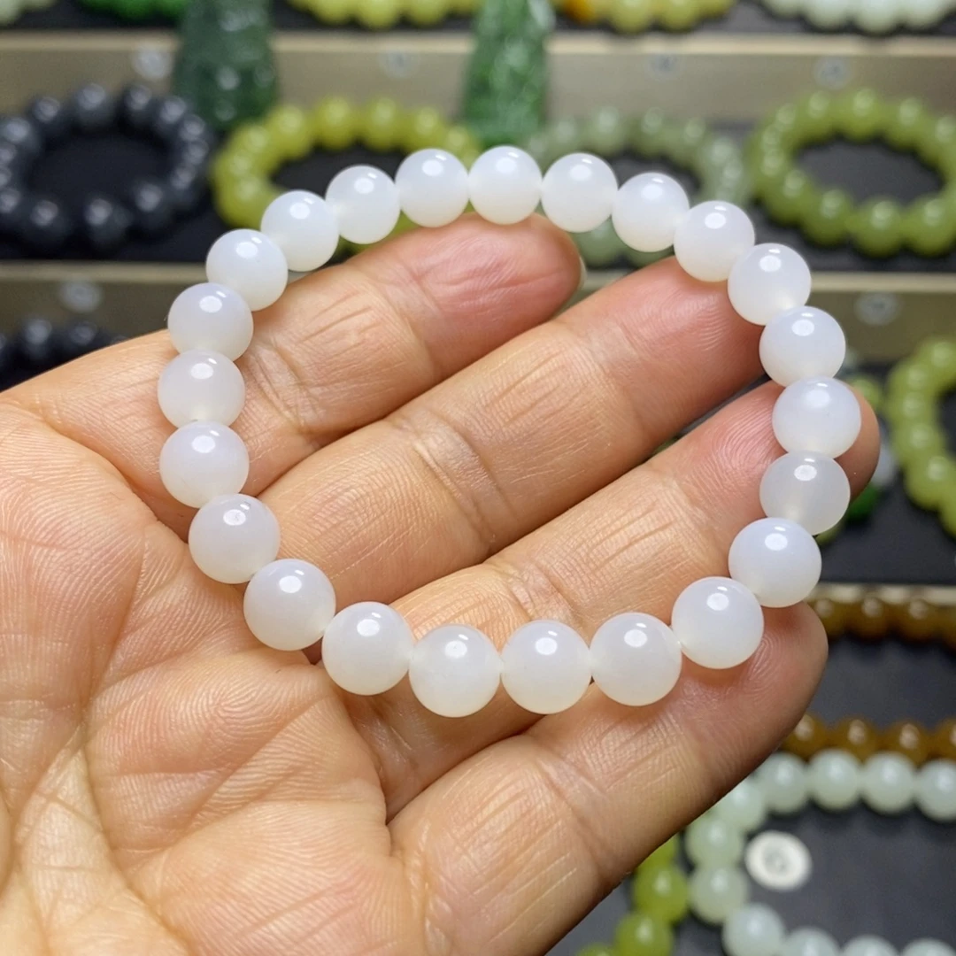 和田玉未镶嵌手串