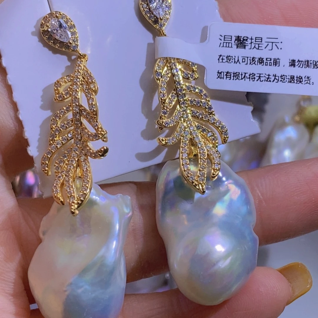 大***…银S925镶嵌淡水珍珠天然珍珠无染色，无优化