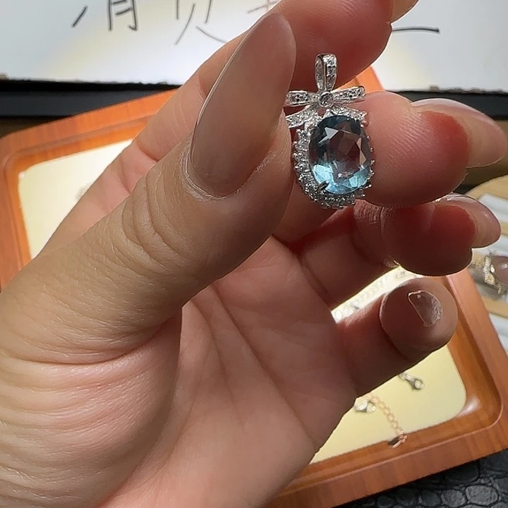 水晶银S925镶嵌戒指