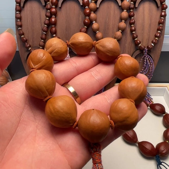 橄榄核手串/手链天然树王蜜桃臀2.3尺寸