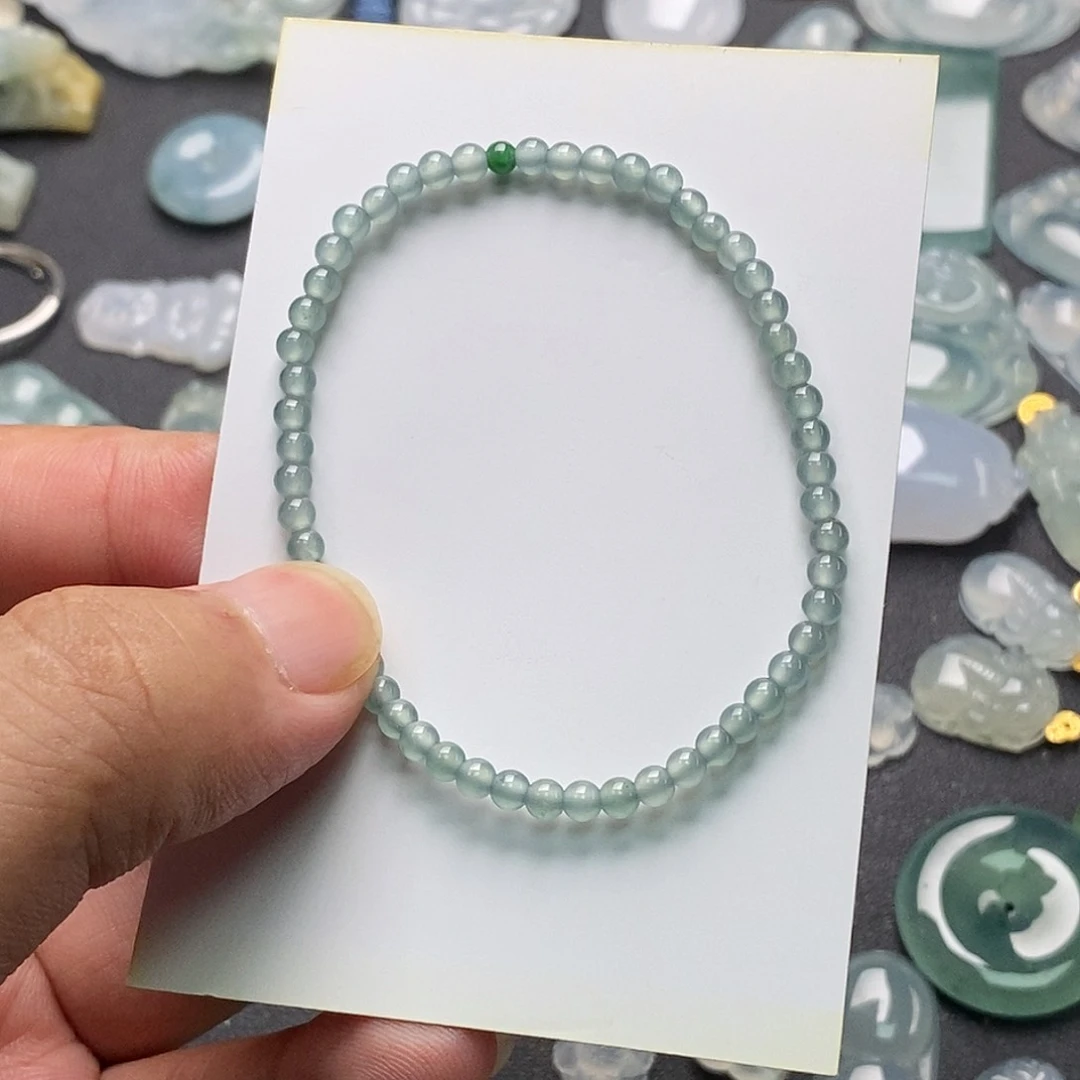 翡翠未镶嵌颈饰天然