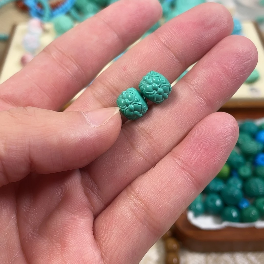 手工雕刻配饰配珠手串尺寸9