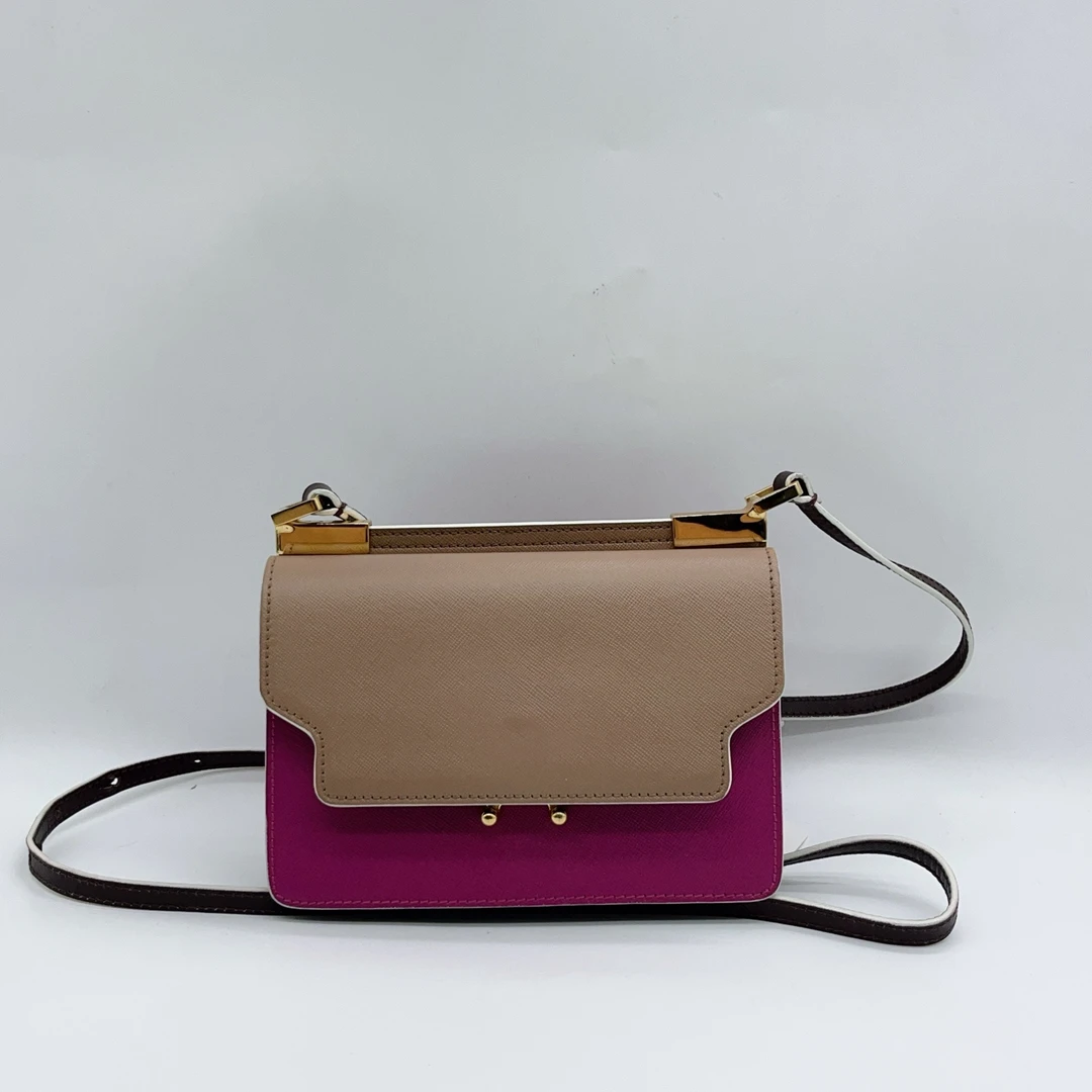 95新 Marc Jacobs/莫杰  玛尼拼色单肩斜挎包 1436 5232