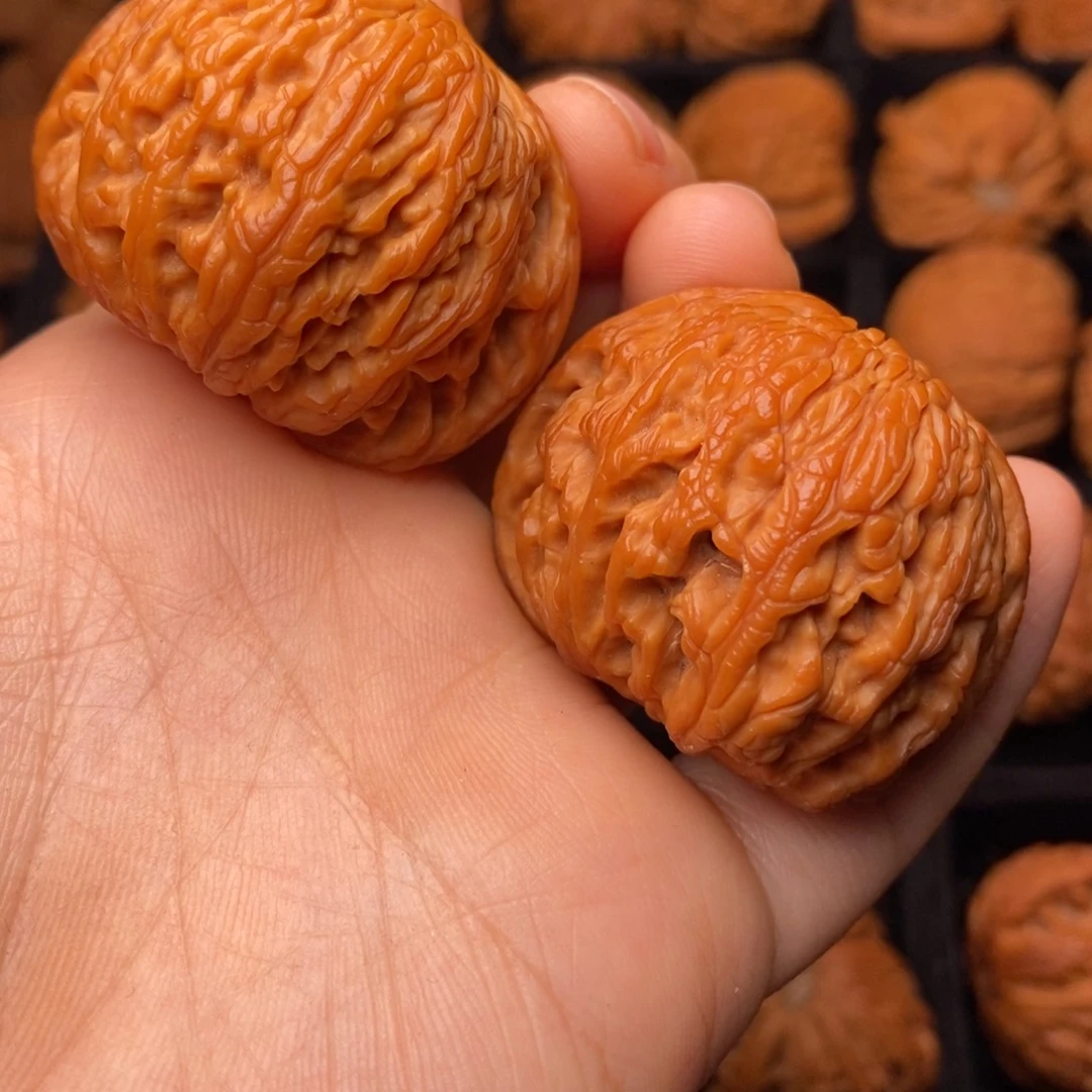 文玩核桃把件秦岭野生核桃