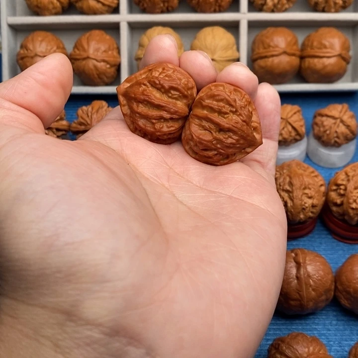 文玩核桃把件红桃A