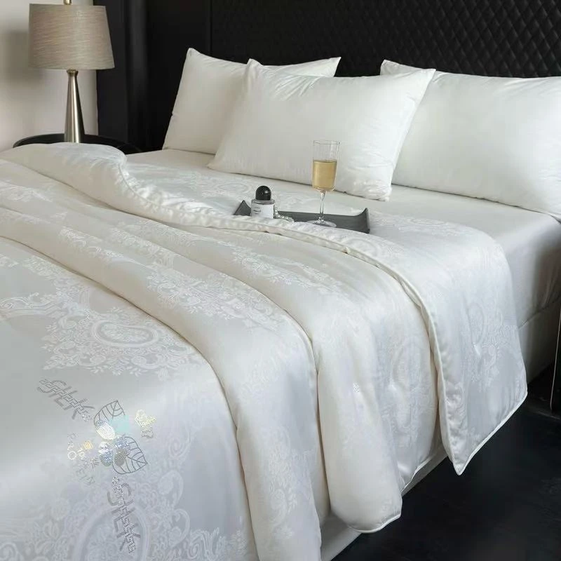 咪姐强推 - 蚕丝被 白色高档四季款 - 可购2张拼子母被