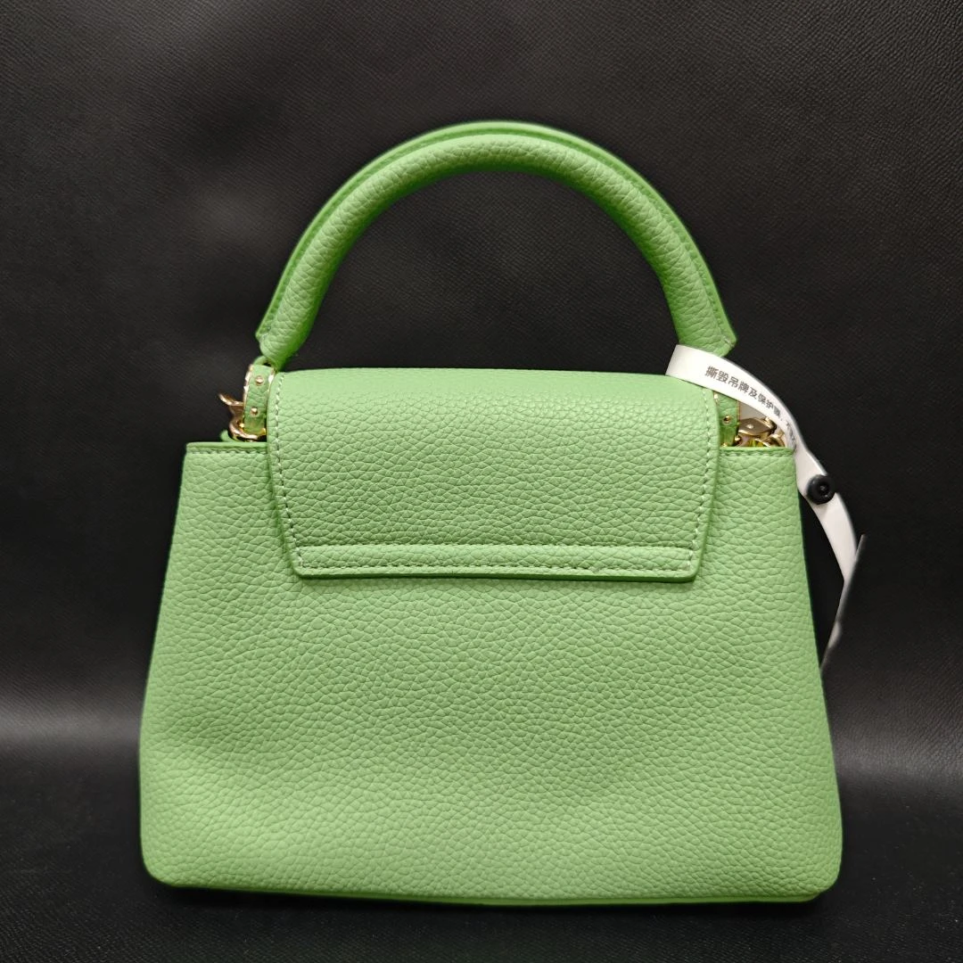 SMVP 高定奢品 潮流打造真皮女士包时尚百搭普22cm 0598 绿色