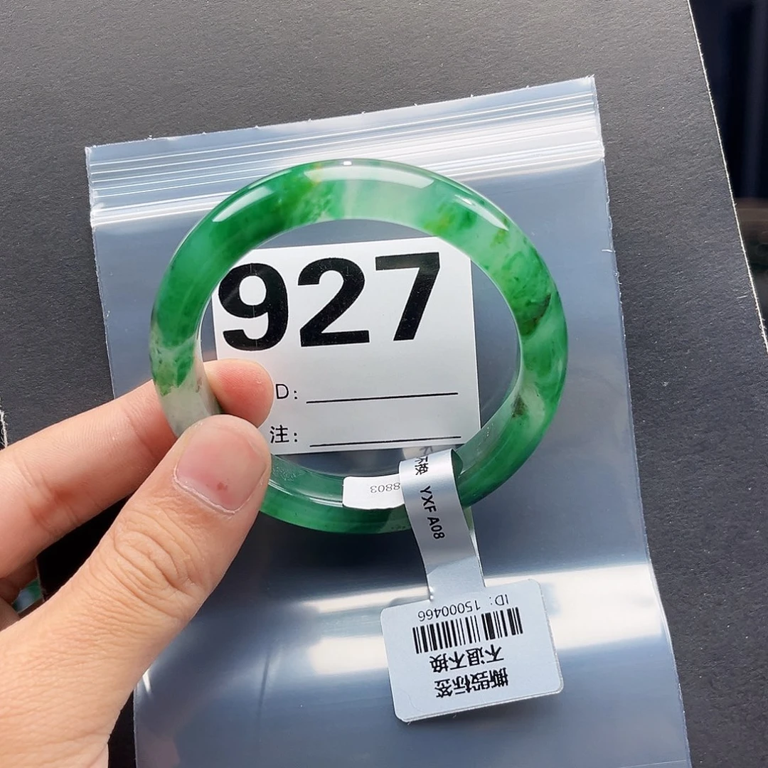 未镶嵌手镯石英质玉（非洲翠）56圈口927