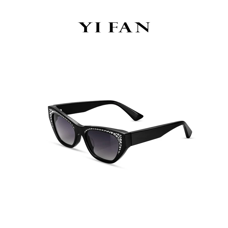 6009-时尚女款（太阳镜）欧美潮流个性偏光气质百搭黑色墨镜