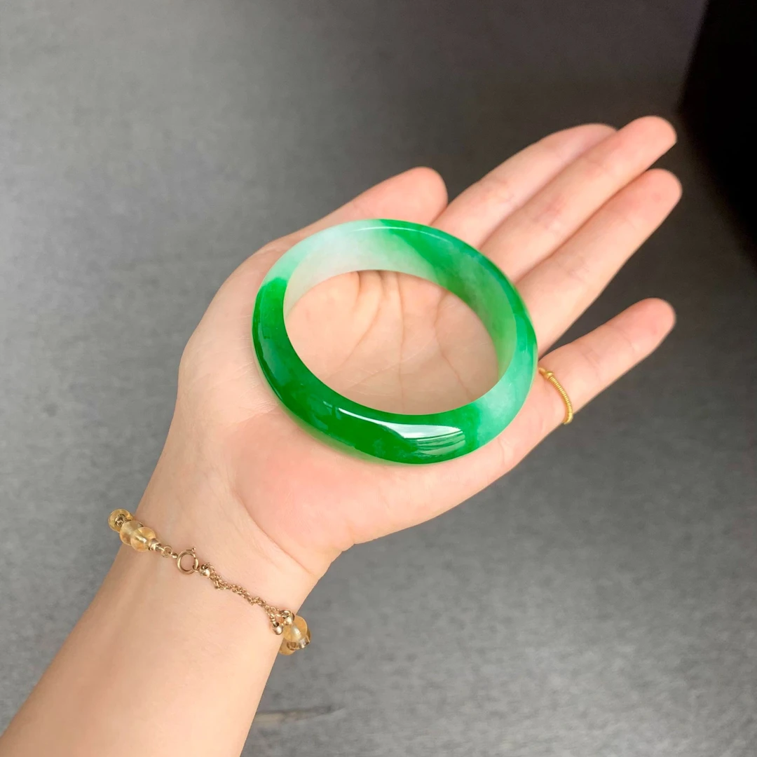 看价拍付！ 精美时尚冰润平安镯多样性发其一AS5