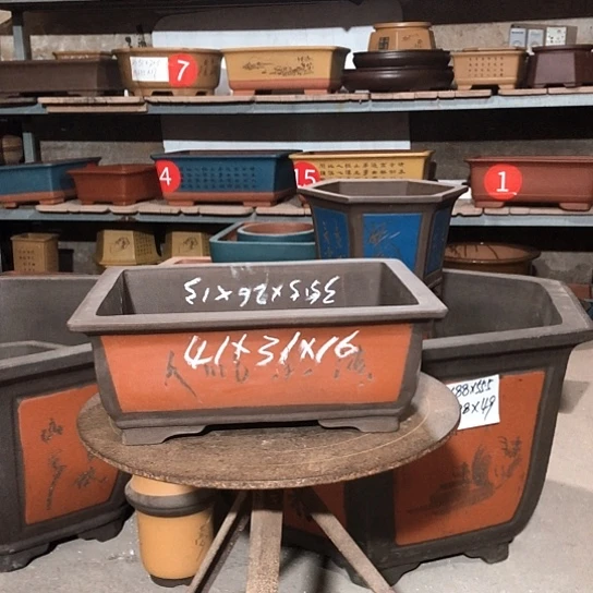 紫砂紫砂花盆包邮