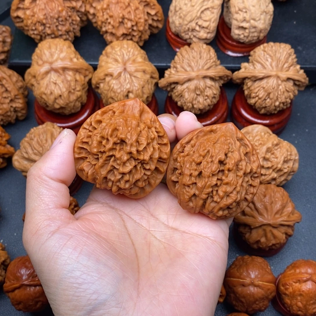 用***乐把件文玩核桃官帽