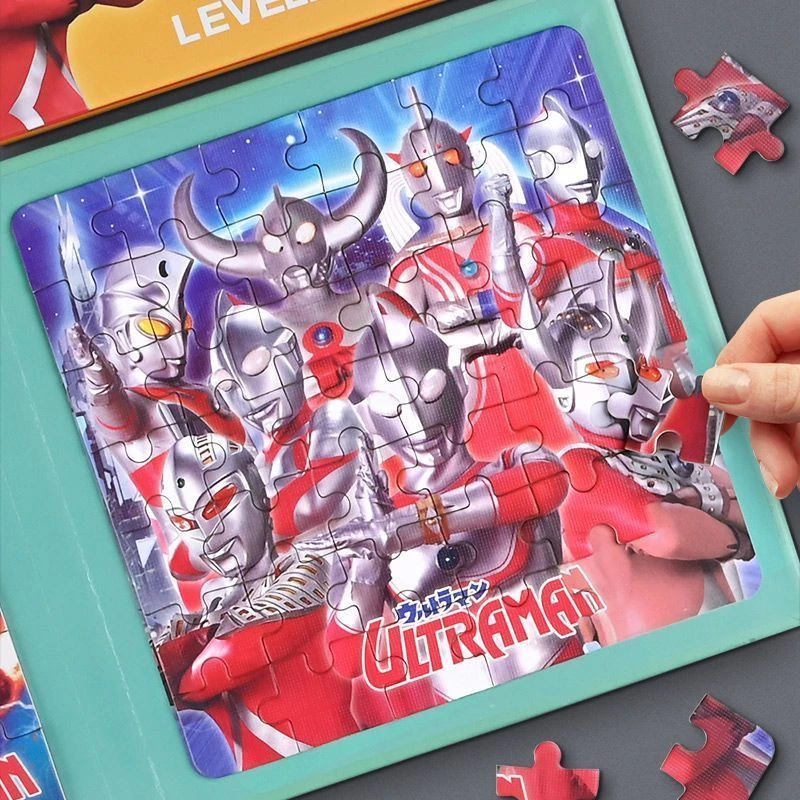 3-6岁宝宝奥特曼拼图磁力进阶益智拼图儿童平图男孩早教磁性玩具