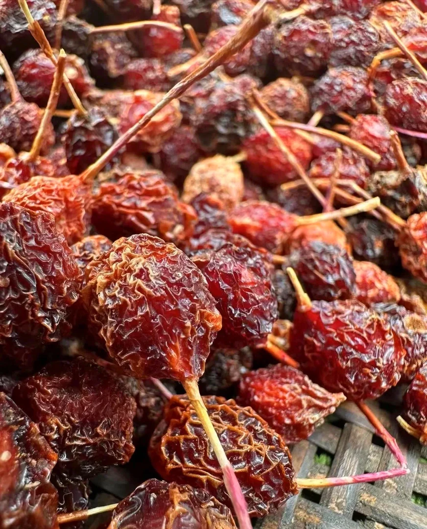 藏区农户现收【藏山楂】500克折耳根金银花