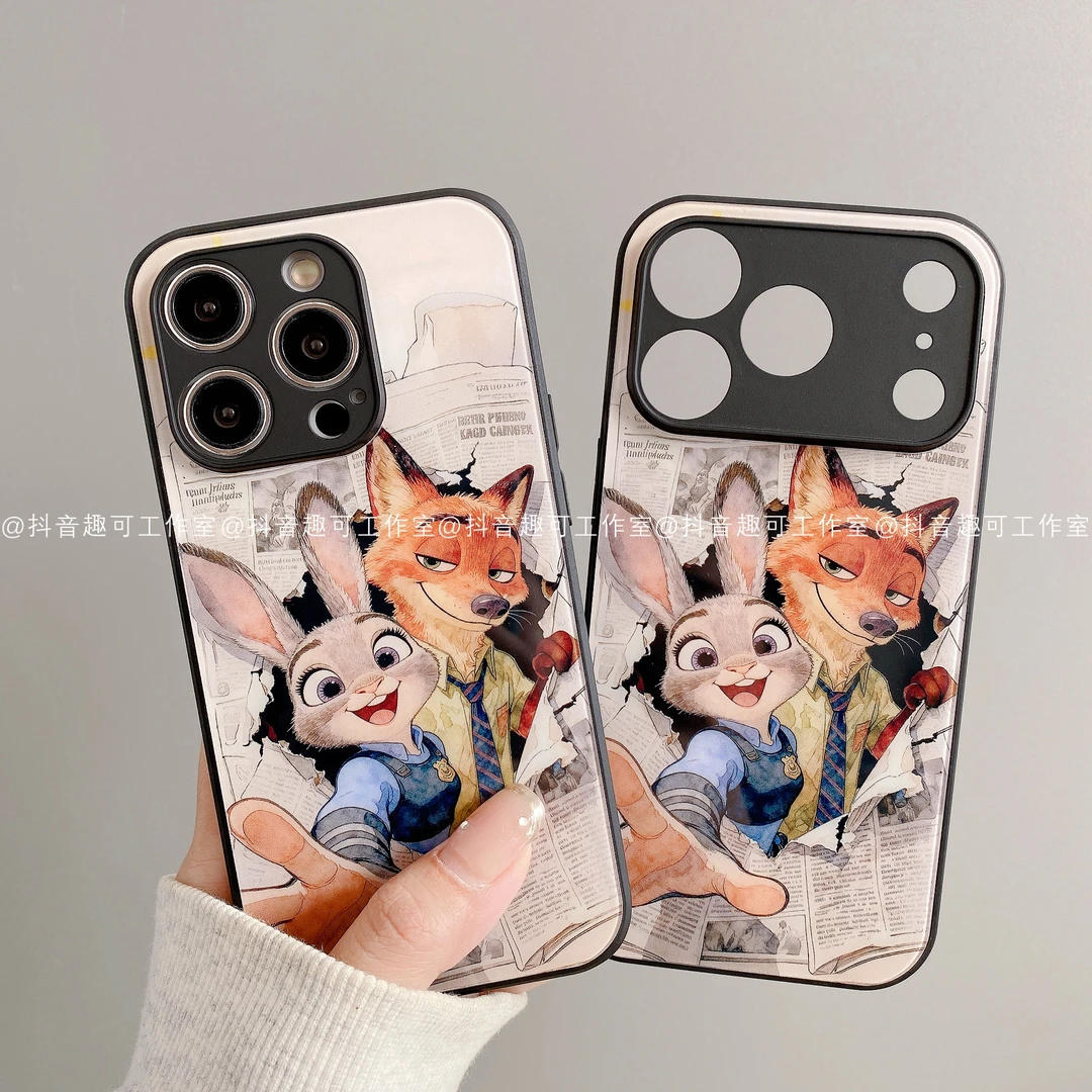 肤感玻璃适用iphone17promax苹果16手机壳15/14/13/12/11华为报纸