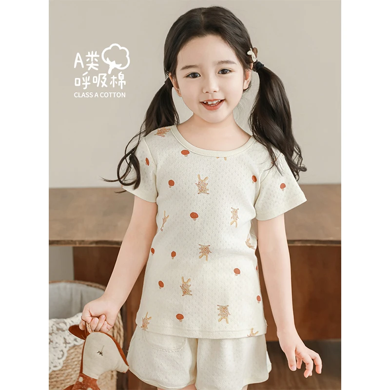 YOEHYAUL/幼悠【极简主义】夏伍波下夏季轻薄薄款女宝 T恤潮X5164