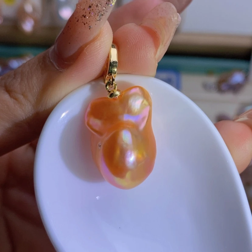 【闪购商品】淡水珍珠天然淡水珍珠（微瑕）合金