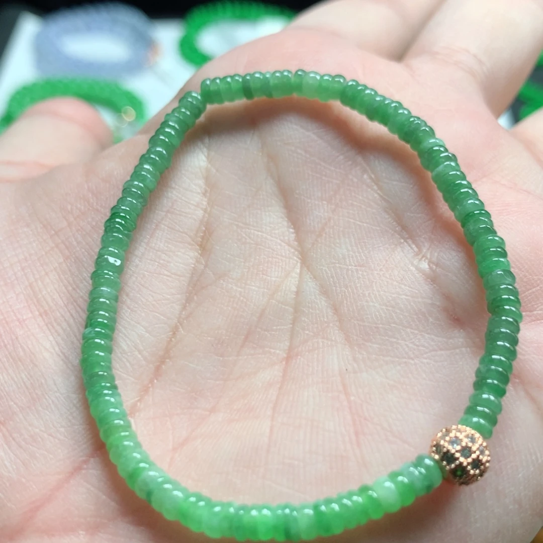 翡翠未镶嵌手链翡翠