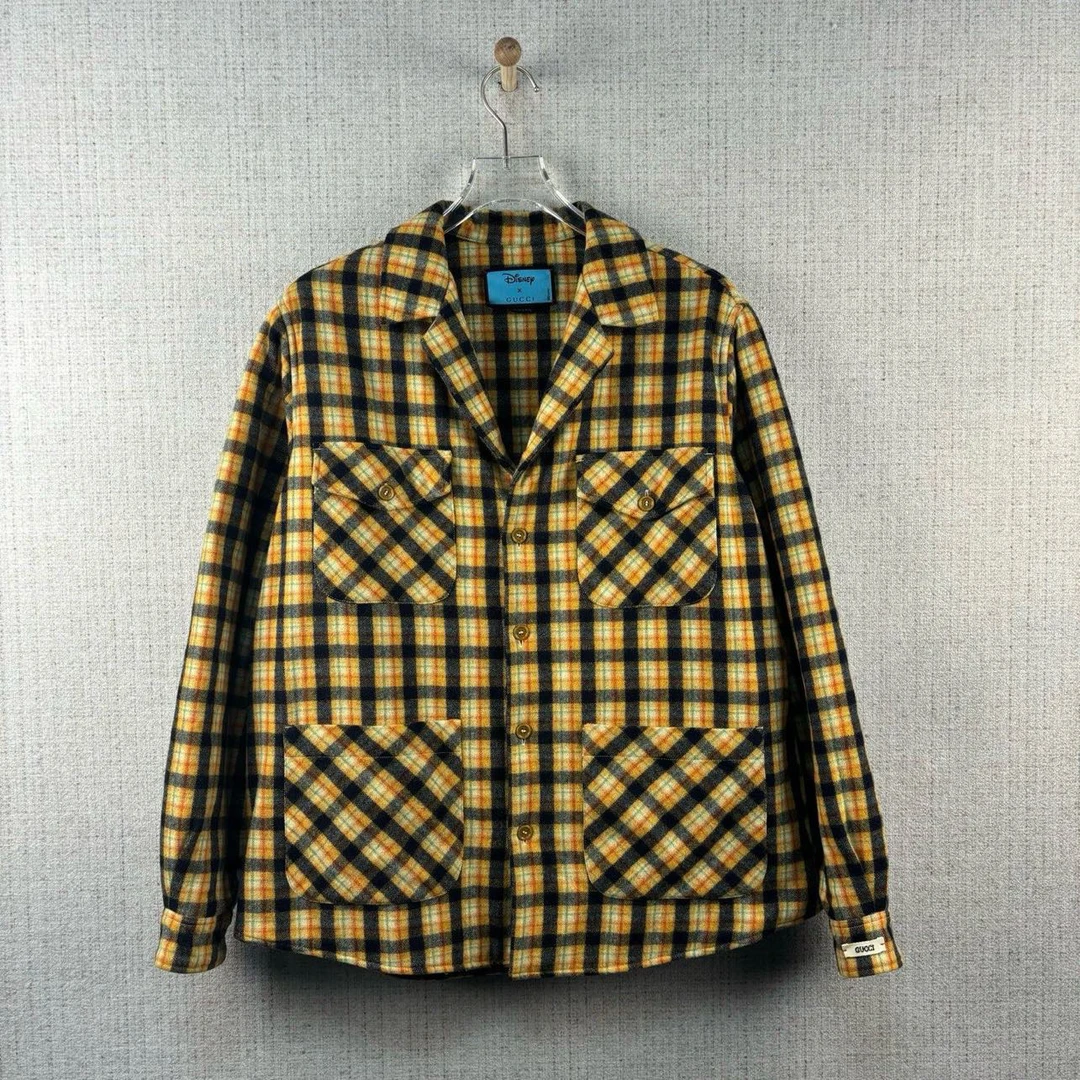 未使用 GUCCI/古驰 x Disney联名羊毛衬衫/尺码44/全新/编号9179