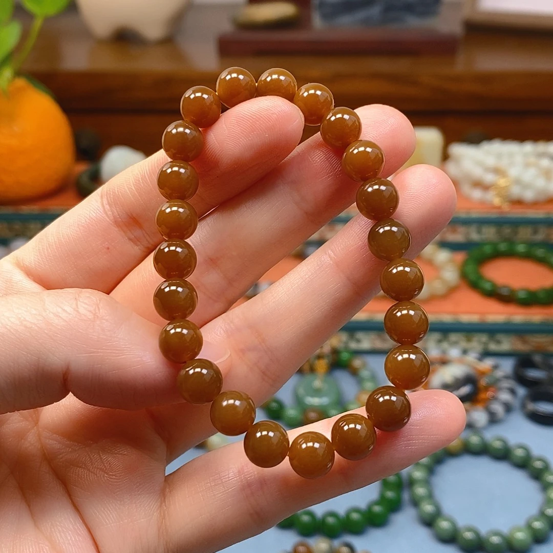 和田玉未镶嵌手串