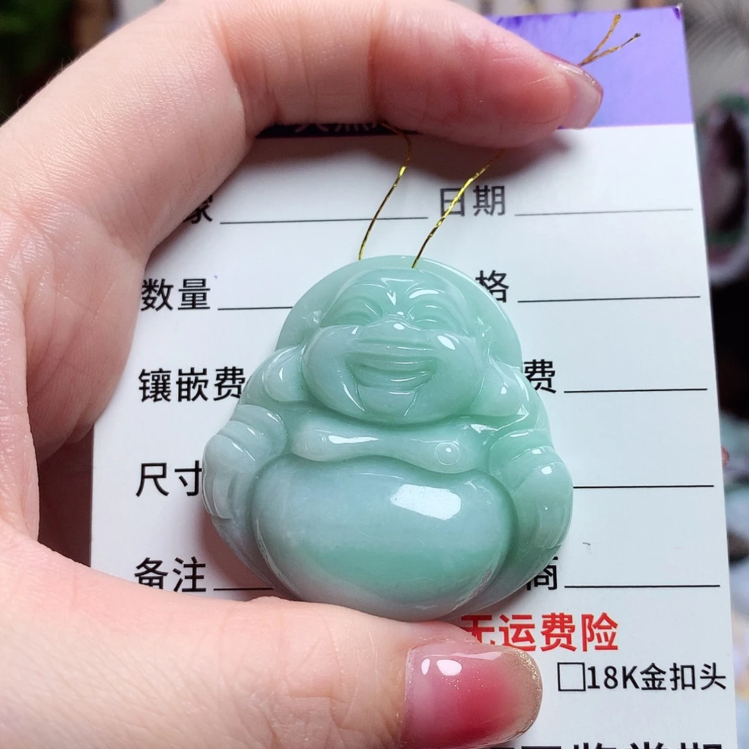 颈饰未镶嵌翡翠佛公22