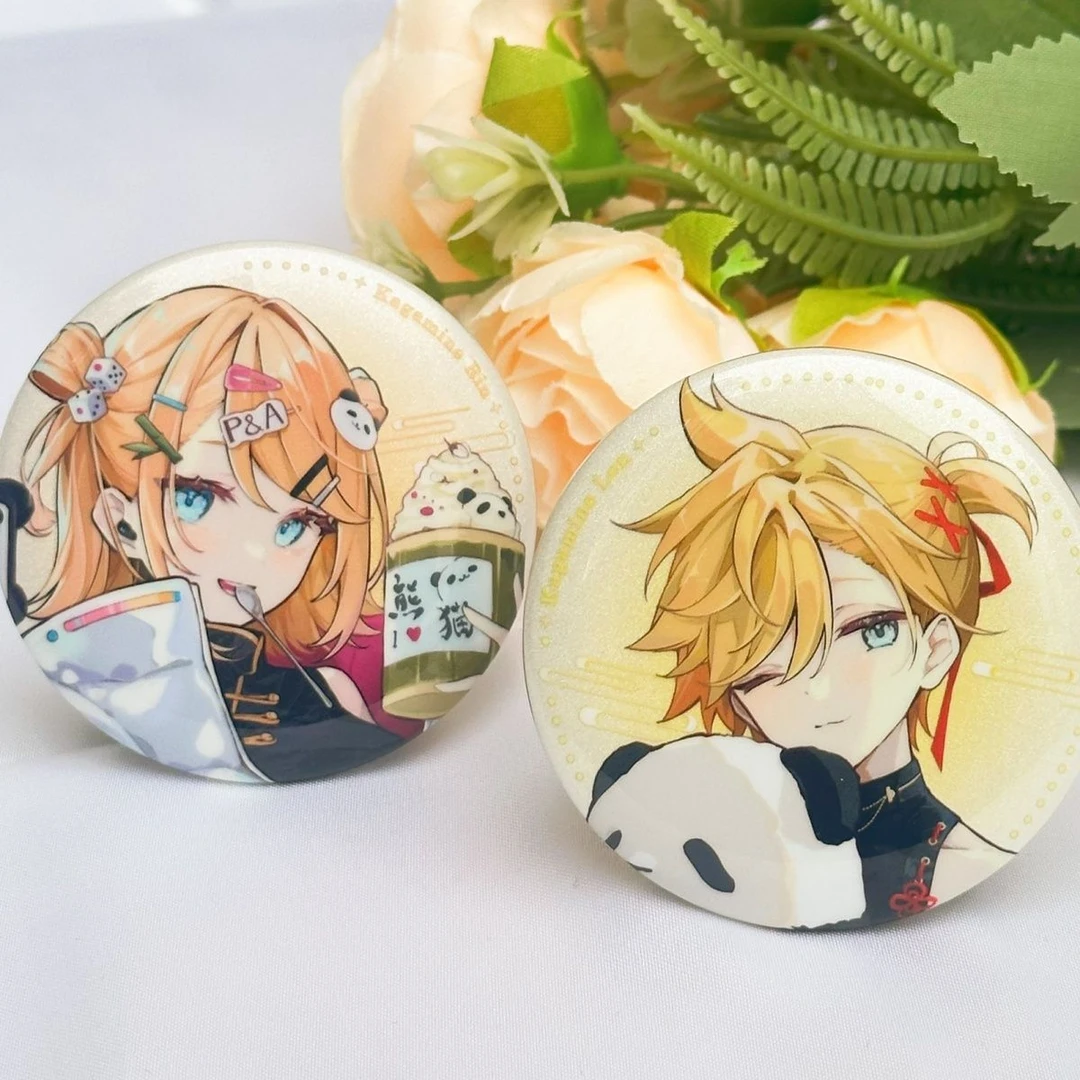 【大米不吃·徽章合集】镜音铃镜音连rin len 画师授权同人立牌