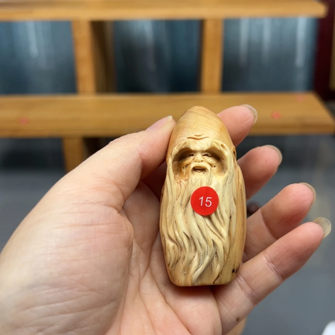 M****木崖柏木摆件手把件，