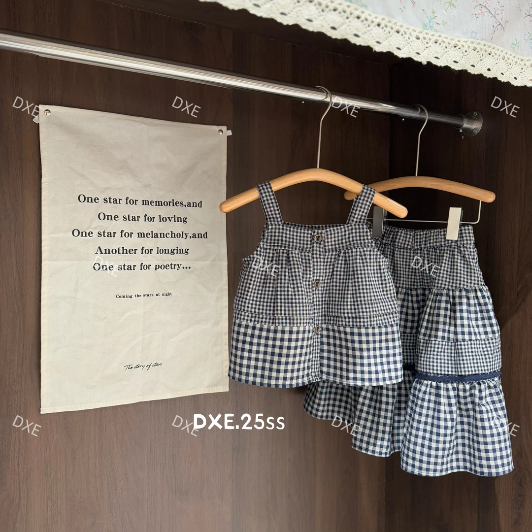 DXE新款 格子套装裙