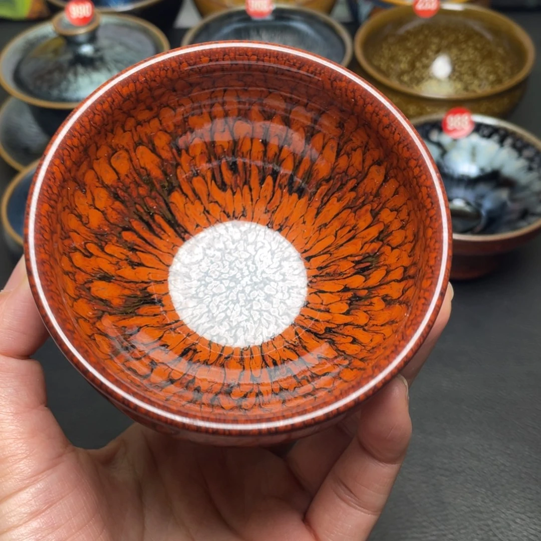 顺***。茶盏77 建窑建盏茶盏