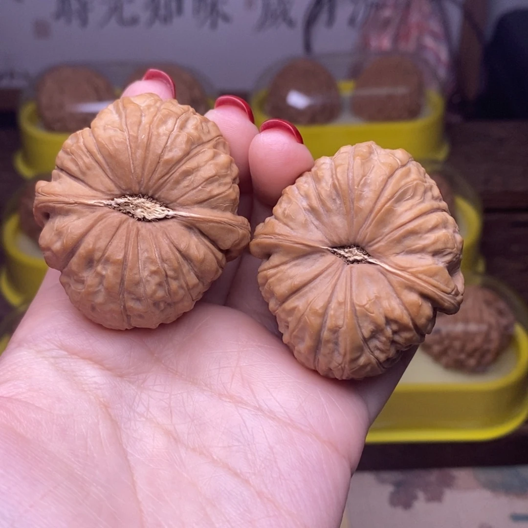 文玩核桃把件全品42尺南瓜墩