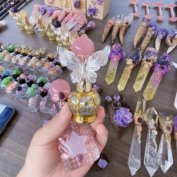 得***洋珠宝半成品水晶未镶嵌水晶