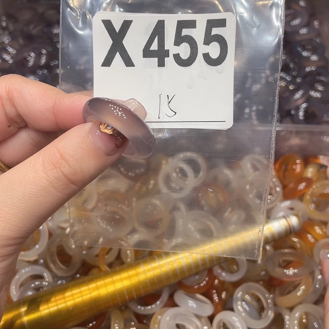 玛瑙/玉髓未镶嵌戒指455