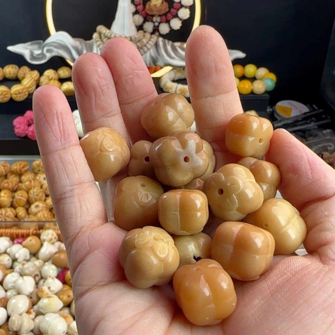 菩提根/象牙果手串瑕疵卡15.5柿子20颗（2单宠5颗）