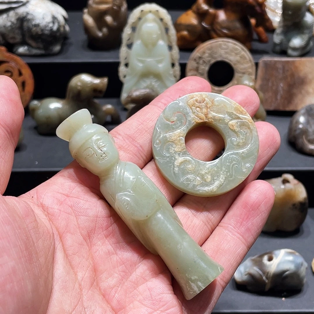 已***置和田玉（糖玉）未镶嵌挂件