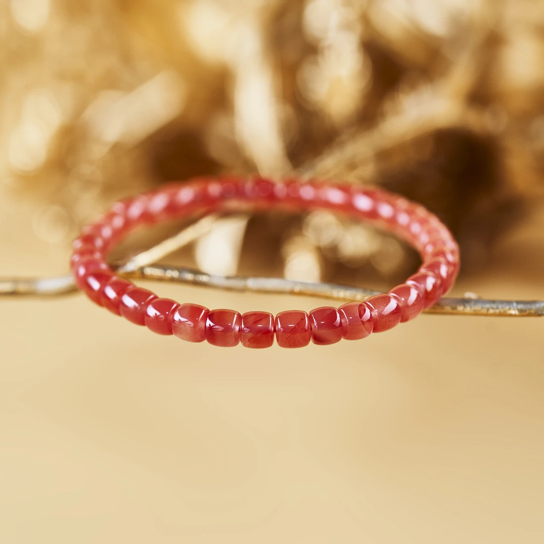 心曼尼【宠粉】南红直切手串6 mm 多样性