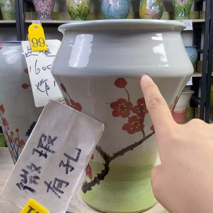 景德镇高温陶瓷花盆